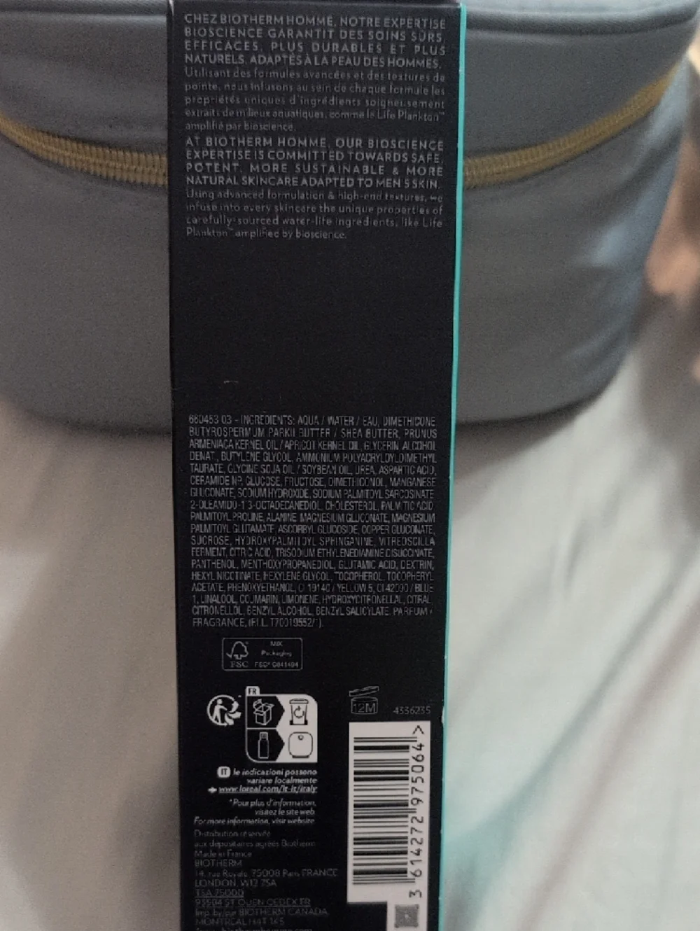 Biotherm Homme Aquapower Comfort Gel - Black